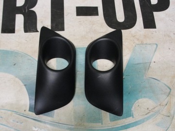 Lattice в bumper cap on fog light sandero 2, фото
