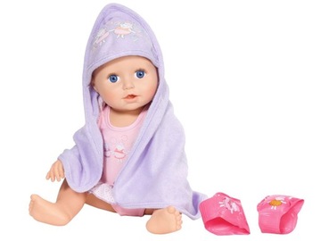 Baby annabell interactive doll training swimming, фото