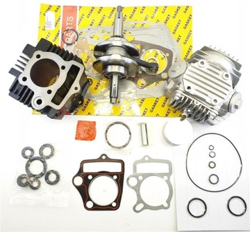 Cylinder head complete shaft 4t atv 110 125, фото