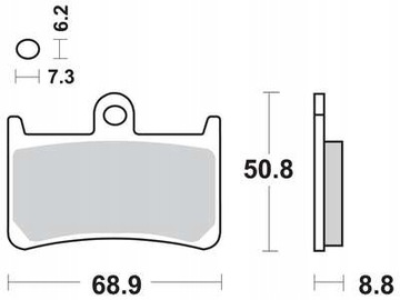 Galfer 178 pads brake fz6 yzf r6 r1 mt-10 xt, фото