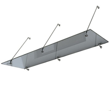 Glass roof canopy tinted iuppiter 160, фото