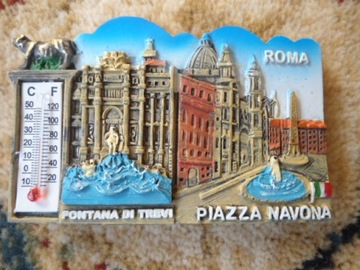 Магнит рим фонтан di trevi piazza navona, фото