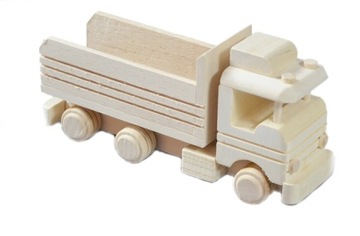 Wooden automobile toy truck pl, фото