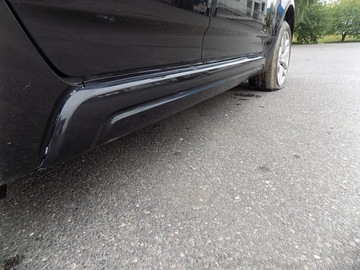Bmw x3 e83 накладка на поріг права black чорний sap, фото
