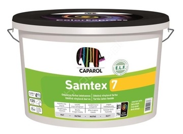 Латексна фарба для бетону caparol 10 ліва білий матовий samtex 7, фото