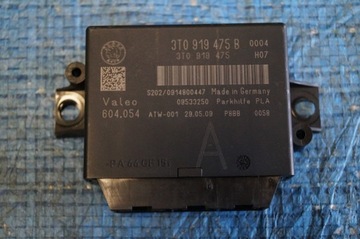 Skoda superb 2 parking sensors control unit 3t0919475b, фото