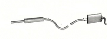 Mufflers complete seat arosa+vw lupo volume. 1, 0+ 1, 4+ clamps, фото