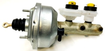 Vacuum brake booster + brake cylinder + tank zuk nysa. new, фото