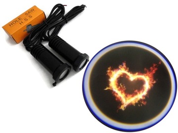 Welcoming light logo heart maxx powerful 2x7w, фото