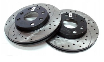 Тормозной диск перед vw audi skoda порезанный mikoda gt 288x25mm, фото