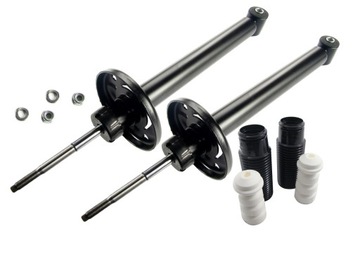 Shock absorbers x2 ass+bumpers+protection vw passat b3 b4, фото