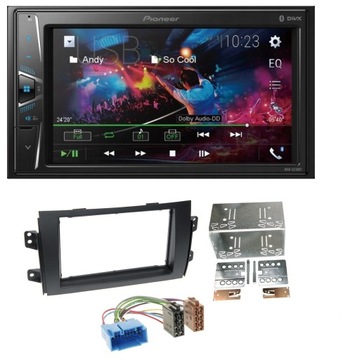 Автомагнитола автомобильное pioneer mvh-g210bt 2-din, фото