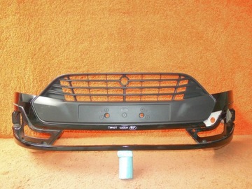 Transit custom bumper lattice front black viii 8, фото