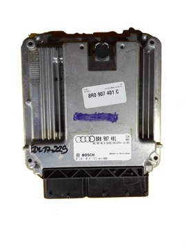 Ecu audi q5 3.0 tdi 0281014723 8r0907401 в комплекте, фото