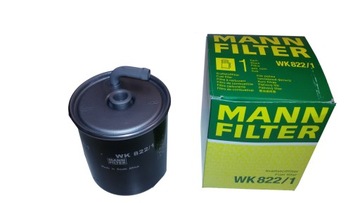 Mann fuel filter wk822/ 1 mercedes c w203 clk g, фото