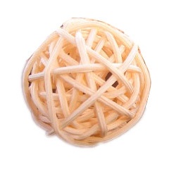 Ball rattan salmon 3 centimeters balls з rattan, фото