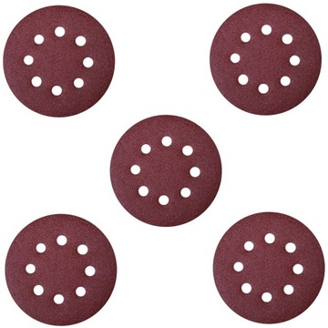Paper abrasive washer velcro 180mm 5pcs p240 dedra, фото