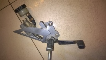 Kawasaki zzr 250 set of footrests right the parking brake lever pump, фото