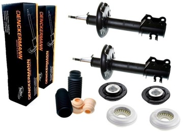 Shock absorbers fasteners protection fiat grande punto 3 2005- evo front set, фото