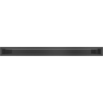 Lattice fireplace chimney backlash 60x800 ventilation black 6x80 metal, фото