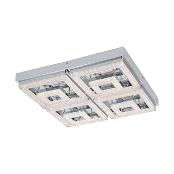 Lantern/ decorative shade square "eglo" - led backlight above shelf 52x52cm rich, фото