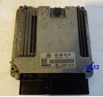 Компьютер контроллер двигателя vw caddy 03g906021hn, фото