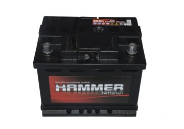 Аккумулятор hammer 60ah 520a. kalisz ветряков 8c, фото