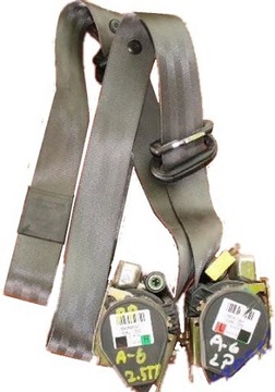 Audi a6 c5 restyling front belts front left right complete, фото