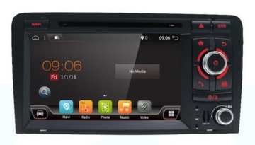 Автомагнитола audi a3 s3 android 12 2/ 32 dvd gps wifi камера, фото