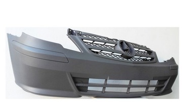 Vito w639 10 - front bumper front new gray, фото