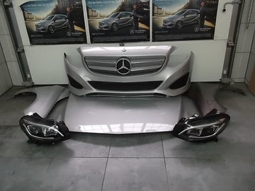 Mercedes b class 246 рестайлінг w246 капот ліхтаря перед, фото