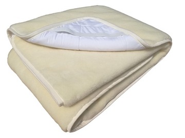 Primer (gasket) woolen 200x200 cashmere smooth ecru k1, фото