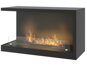 Biofireplace suspended infire 80 x 45 x 35 centimeters black, фото