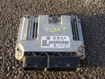 Компьютер контроллер двигателя vw caddy 1.9 tdi 03g906021gr, фото