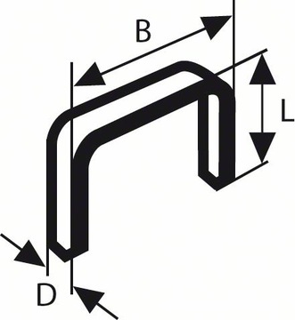 Kwb staples type 55 600szt 6, 1 x 30mm, фото
