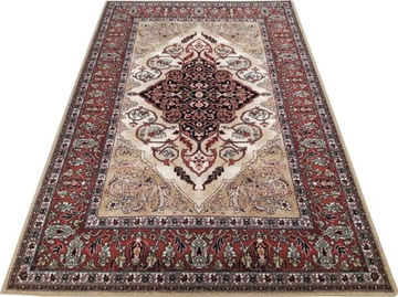 Коврик шерстяной isfahan leyla 133x180 янтарь без, фото