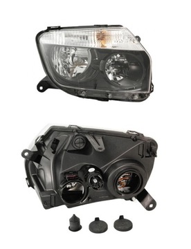 Headlight front headlight dacia duster 10 - 13 right, фото