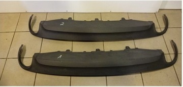 Spoiler overlay rear bumper audi a6 c7, фото