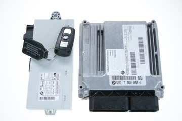 Bmw e90 320si 170 км контроллер cas ключ 7560955, фото