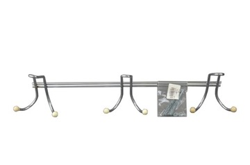 Hanger decorative з szescioma hooks - chrome, фото