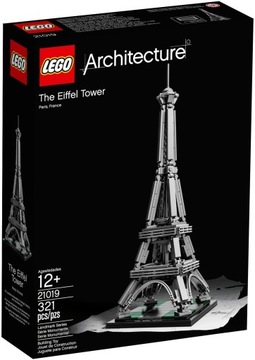 Pads lego architecture set tower eiffla eiffel tower paris 21019, фото