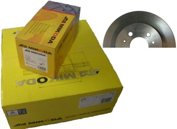 Тормозные диски mikoda 0242 колодки seat leon 1m1 99r- зад, фото