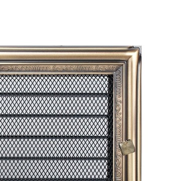 Lattice fireplace rustic with blinds 17x30 grilles, фото