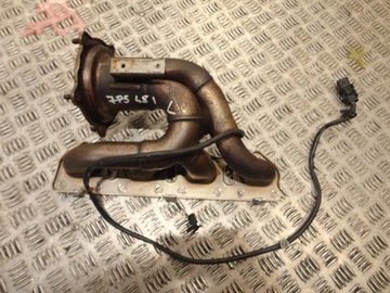 Left exhaust manifold porsche cayenne 7p5 4. 8i 1, фото