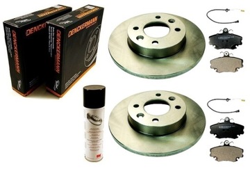 Disks pads renault megane 1 r19 19 front complete, фото