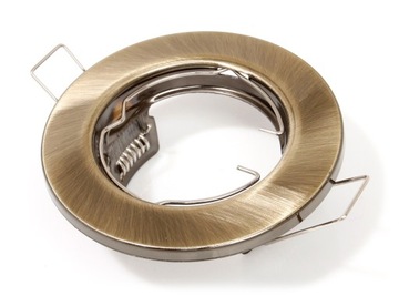 Plinth fog lights led backlight ceiling embedded brass, фото