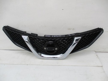 Lattice, front grille nissan qashqai 2 14 - 17 year, фото