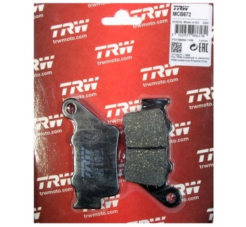 Pads brake trw lucas mcb672 yamaha tenere, фото