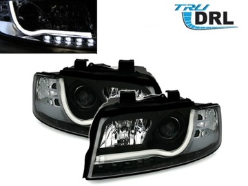Фонаря audi a4 b6 00-04 трубка огни black черный tru drl, фото