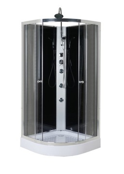 Salon shower room with hydromassage 80x80, фото
